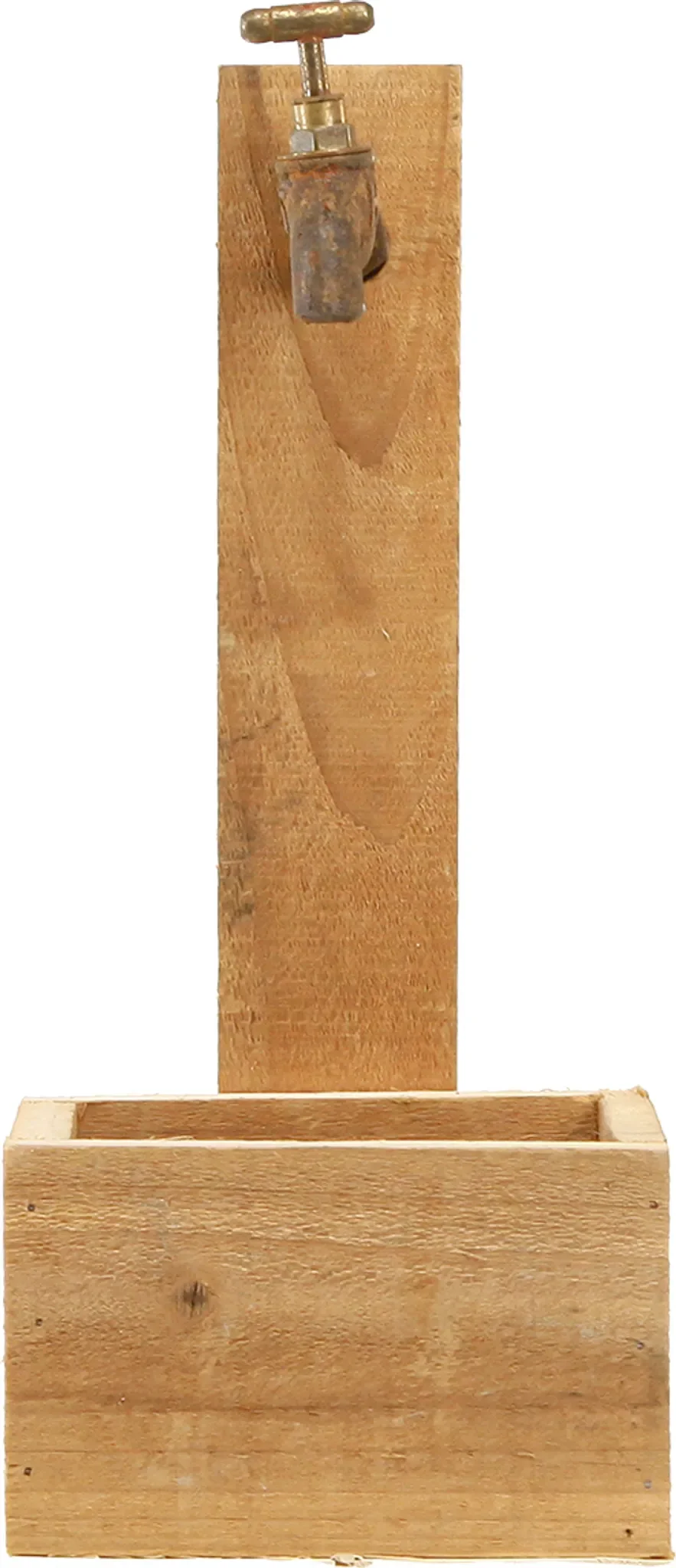 Pflanzkasten aus Holz im Vintage-Stil – Brunnen & Trog-Design